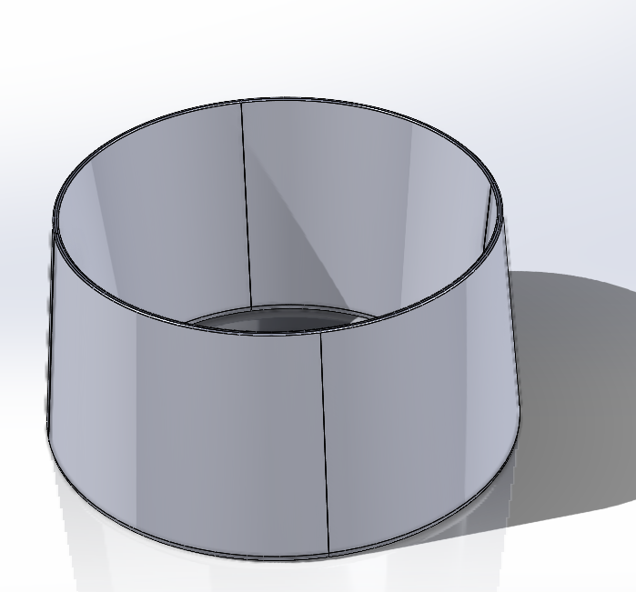 Dog bowl riser CAD design